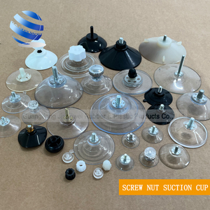 Các Loại Khác Nhau Kích Thước Rõ Ràng Trong Suốt Móc Hút Cups Với Lỗ Vít Nấm Đầu PVC Nhựa Chủ Đề Sucker Cốc Hút - Product Image 3