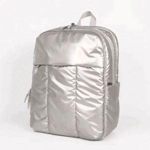 Sac à dos matelassé en nylon personnalisé pour le voyage, sac à dos rembourré, sac matelassé - Product Image 2