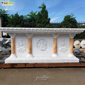 Doğal taş dini kilise mermer sunak satılık - Product Image 3