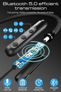 El mejor auricular con banda para el cuello, protección EMF, auriculares para teléfono móvil, manos libres para tableta, auriculares con tubo de aire - Product Image 3