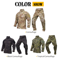 Ensemble de vêtements tactiques camouflage anti-infrarouge Emersongear, veste, pantalon et chemise, uniformes de combat
