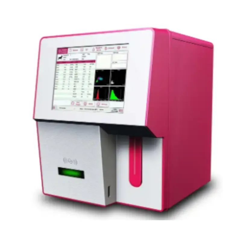 Analizador de Hematología automático para mascotas y humanos, instrumento de laboratorio de solución integrada de una parada, máquina de conteo de células sanguíneas