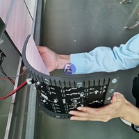 Écran led extérieur flexible de 9 pouces, pour publicité, P1, P1.25, P1.56, P1.8, P1.875, P2, 5, P3, P4, prix d'usine