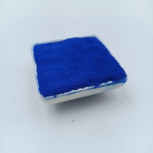 ผงสีน้ำเงินออกไซด์เหล็กชนิดพิเศษสำหรับเคลือบเซรามิก ทนความร้อนสูงและทนกรดด่าง ใช้สำหรับคอนกรีต - Product Image 1