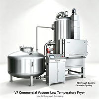 Machine à frire à basse température REALDOT améliorée avec système de filtration d'huile intégré, réduit l'acrylamide