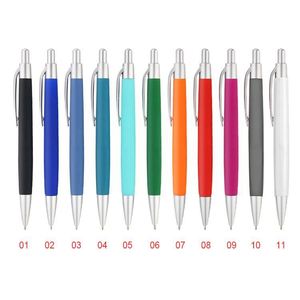 Customized <b>Rubber</b> <b>Plastic</b> Advertising Pens Printed Ball Pen With Logo - Product Image 3