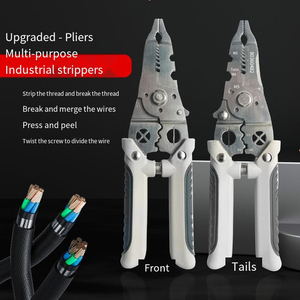 Alicates Multifuncionales para Crimpar y Cortar Cables, Pelacables Automático Ajustable, Herramienta Manual para Terminales - Product Image 2
