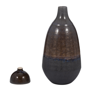 Vaso in ceramica scultoreo, vaso moderno per fiori, per soggiorno, decorazione per la casa, elegante elemento decorativo - Product Image 4