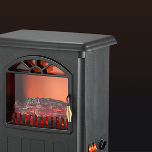 <span class=keywords><strong>Chimenea</strong></span> Eléctrica con Efecto de Llama 3D Realista, Calefactor de Espacio Interior para Sala de Estar, Estufa Manual con Patas - Product Image 6