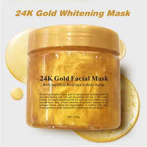 Mascarilla Facial de Colágeno de Marca Privada, Limpieza Profunda, Mascarilla Facial de Oro de 24k - Product Image 3