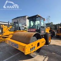 Rullo Compattatore Usato XS123J in Buone Condizioni, Rullo Vibrante Monotamburo con Motore Diesel Cummins, Pompa ad Alte Prestazioni, Direttamente dalla Fabbrica