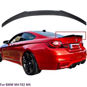 For M4 F82 M4 Style Real Carbon Fiber Rear Spoiler Trunk Wing 2014-2020 - Product Image 1