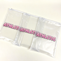 Sac à fermeture éclair coulissante en plastique pour l'emballage de vêtements, sac biodégradable à fermeture éclair, sac d'emballage Ziplock pour vêtements