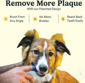 Luxury Soft Food-Grade Silicone Pet Finger <b>Toothbrush</b> with 360° Cleaning for Effective Dental Care - Product Image 5