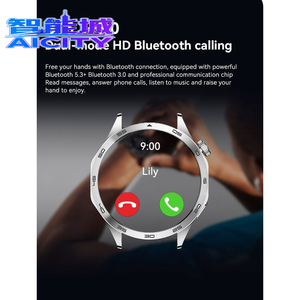 Reloj Inteligente para Hombre AM24 con Pantalla AMOLED de 1.43 Pulgadas, Correa de Silicona, Reloj Deportivo con Funciones de Notificaciones y Masaje - Product Image 5