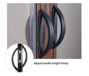 Tamaño personalizado Perfil de aluminio Anti Mosquito Bug Puerta de pantalla corredera retráctil Insect Fly Screen Door - Product Image 3