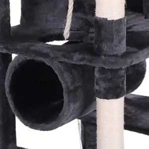 Multi-Nível Pet Escalada Scratcher Gato Coçando Árvore Com Sisal Arranhando Posts Poleiros Casas Hammock Cat Tower