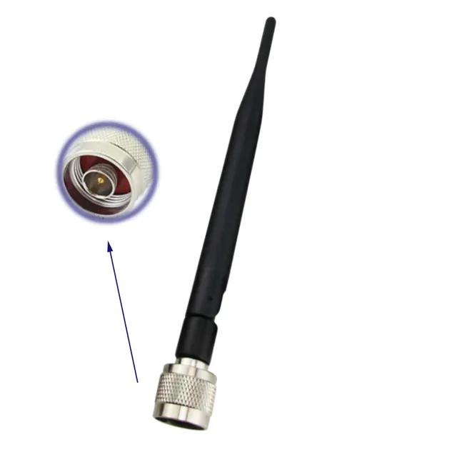 2.4GHz WiFi Antenna N Male Connector Omni-directional 5dbi Gain for Transmit-Receiver for ZTE Wireless AP Router Modem