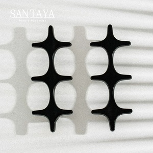 Tay nắm tủ bếp bằng đồng thau đen mờ Santaya, tay nắm tủ quần áo phòng ngủ, tay nắm ngăn kéo, tay nắm đồ nội thất - Product Image 3