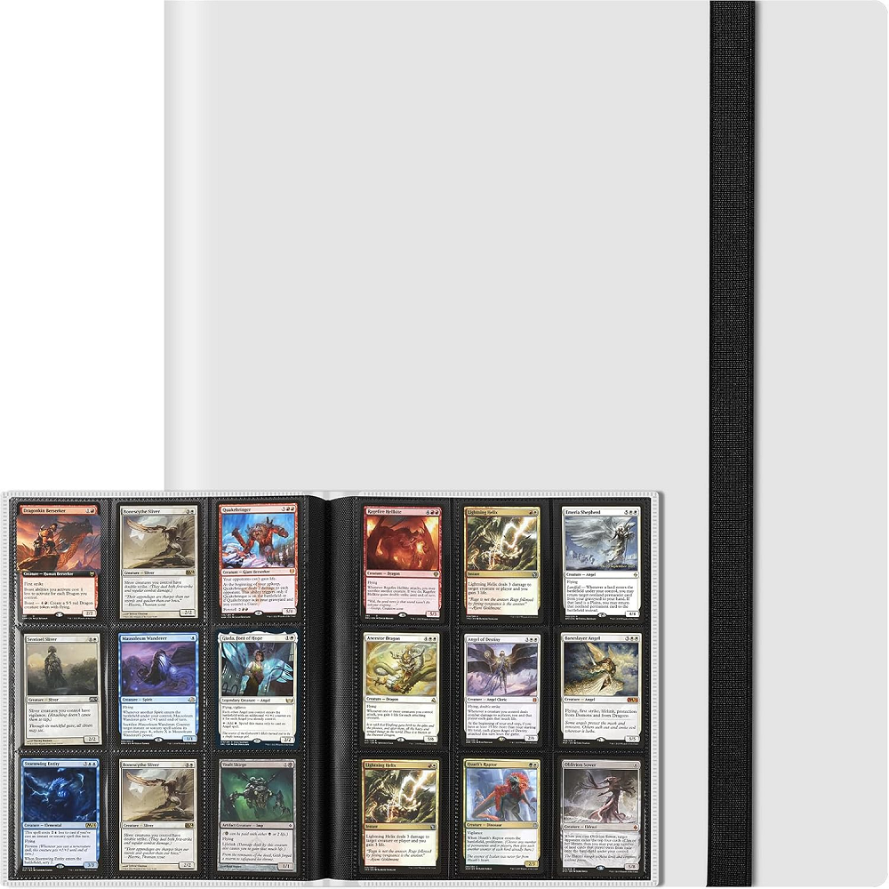 MIO 9-Pocket PVC Card Binder - 360+ Card Capacity Album