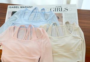 <span class=keywords><strong>Yoyo</strong></span> recommande : Ensemble 2 pièces de yoga et pilates pour femme avec coussinets de poitrine intégrés, haut de sport respirant à manches longues, couleur unie, automne/hiver - Product Image 2