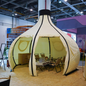 Tente de glamping de luxe, dôme géodésique imperméable, tente de camping en forme d'oignon, pour l'extérieur, les resorts familiaux, les hôtels, auvent robuste résistant au vent - Product Image 3