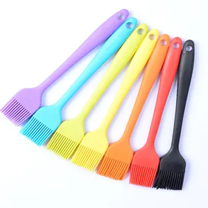 Cake Bread Cookie Barbecue Suceface Silicone Rubber Basting Oil Brush Pastry Rubber BBQ Brush