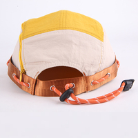 Gorra de camping de 5 paneles con correa trasera de malla transpirable de secado rápido personalizada al por mayor para deportes al aire libre, correr, senderismo y camping