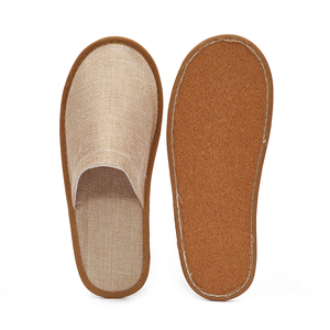 Zapatillas de fieltro de yute biodegradables ecológicas zapatillas desechables de <span class=keywords><strong>hotel</strong></span> de lujo - Product Image 3