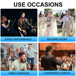 Nuevo Sistema de Micrófono Inalámbrico UHF de 2 Canales PGX2, Cardioide, de Plástico, Portátil, con Cancelación de Ruido, Ligero - Product Image 5