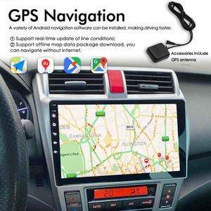 Radio de Coche 2Din con Android 13 y Reproductor de Video para Honda City 2011 2012, CarPlay Inalámbrico, Multimedia Estéreo, GPS, 8+128GB, Control por Voz con IA - Product Image 2