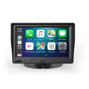 无线Carplay & 安卓汽车和卡车全球定位系统1080仪表板凸轮双镜头汽车黑匣子汽车数字录像机