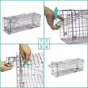 Pliable Heavy Duty Humane Chasse Snare Filet <span class=keywords><strong>Cage</strong></span> Contrôle Grand Animal Coyote renard Chien Cochon Porc <span class=keywords><strong>Sanglier</strong></span> <span class=keywords><strong>Piège</strong></span> <span class=keywords><strong>Cage</strong></span> - Product Image 6