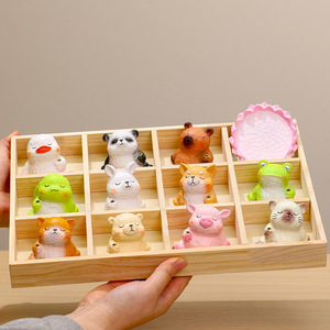 Figurine de tortue mignonne en résine avec rétroéclairage, décoration de bureau, style Feng Shui - Product Image 4