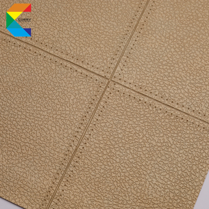 Premium <strong>Waterproof</strong> Soundproof Leather Texture Embossed PVC <strong>Wallpaper</strong> <strong>for</strong> Bedroom Living Room Home Decor - Product Image 2