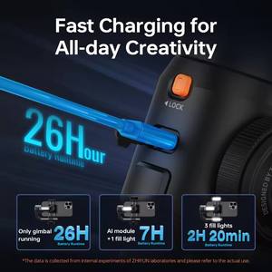 Estabilizador de Mano de 3 Ejes ZHIYUN SMOOTH 5S, Gimbal para Smartphone, Palo Selfie, Plantillas de Disparo con IA, Seguimiento Inteligente - Product Image 6