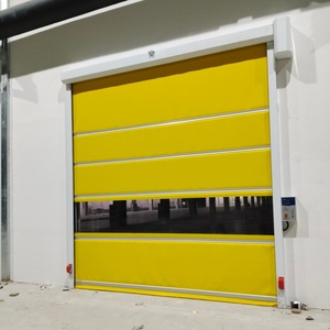 Porte rapide automatique à haute performance, porte à enroulement en vinyle transparent PVC, porte rapide à grande vitesse - Product Image 6