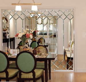 Home Decors Diamond Fancy Frameless <strong>Beveled</strong> <strong>Edge</strong> <strong>Mirror</strong> for Background Wall Decoration - Product Image 4