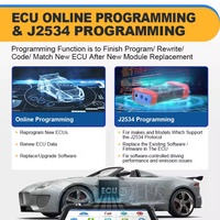 Launch X431 Pad7, Escáner de Automóviles de Sistema Completo, Dispositivo de Programación J2534, Programador de ECU, Compatible con Programación en Línea, Actualización Gratuita