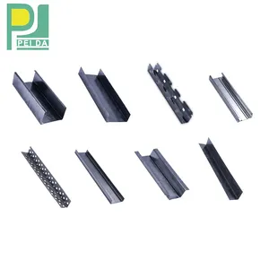 Perfil do teto material metal haste de aço da faixa para partição do drywall