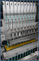Machine d'emballage verticale multi-voies pour sachets, machine d'emballage verticale automatique pour sachets de sel en papier, conception de sachet à scellage arrière pour sacs alimentaires