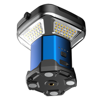 Lampe de travail LED rechargeable 20000 lumens - Lampe utilitaire multifonction avec faisceau IP44 de 200 m pour chantiers, camping, entretien de véhicules