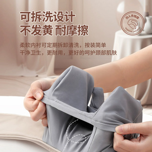 Neck Shoulder Massager F-715 Kneading Infrared Therapy Rechargeable USB Elastic Fabric PU Leather Neck Massage - Product Image 2