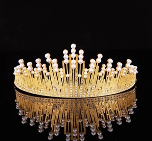 Accessorio <span class=keywords><strong>per</strong></span> <span class=keywords><strong>capelli</strong></span> in cristallo di nozze più venduto con perla - Product Image 6