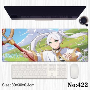4 styles, 80*30CM, tapis de souris personnalisés mignons pour filles, <span class=keywords><strong>Sousou</strong></span> No Frieren Himmel Fern Stark, taille clavier, tapis de souris de jeu anime - Product Image 5