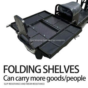 Trottinette Électrique Puissante en Promotion avec <span class=keywords><strong>Plateau</strong></span> Pliable et Siège Arrière, Super Scooter <span class=keywords><strong>pour</strong></span> Livraison de Marchandises, Vélo Électrique Chargeur avec Grand Panier - Product Image 3