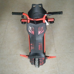 Electric Drift Scooter 12V 4.2AH Battery Powered Kids Ride With Lights White And Red - Product Image 3