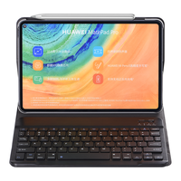 Étui design intelligent pour clavier détachable de haute qualité, nouveau 12.6 pouces avec clavier BT sans fil pour Huawei Matepad Pro Tablet Usb