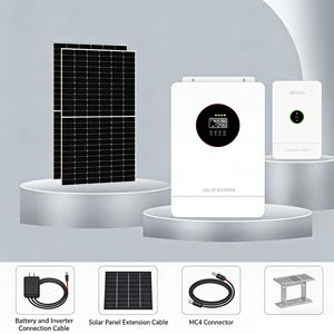 Système de stockage d'énergie solaire SHENHAUR, onduleur solaire haute fréquence, batterie au lithium 48V 200Ah, 5kw 6kw 10kw, pour toiture - Product Image 1