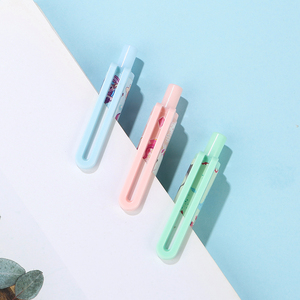 सस्ते प्रचार पेन, प्यारा कार्टून पैटर्न बॉलपॉइंट पेन रिट्रेटेबल ब्लैक स्याही, लड़कियों की हॉट सेलिंग के लिए 1.0 मिमी टिप - Product Image 4